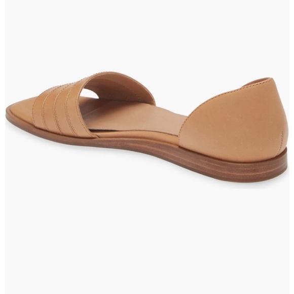 NEW! Madewell Brindle d'Orsay‎ Flat  in tan color size 5 - Picture 12 of 14